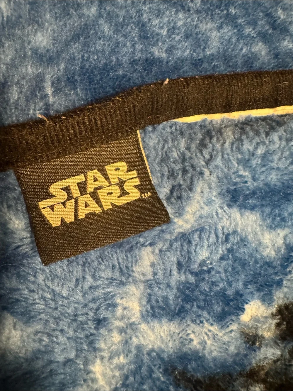 Star Wars Chewbacca Plush Throw Blanket - Blue & Brown 35x50